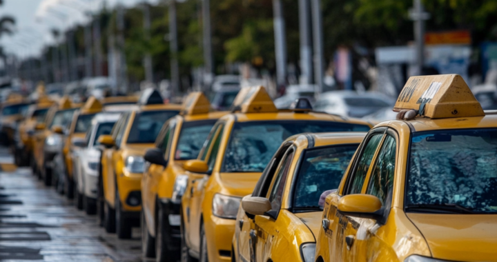 Taxistas Sindicalizados de Cancún Operan Pese a la Incertidumbre